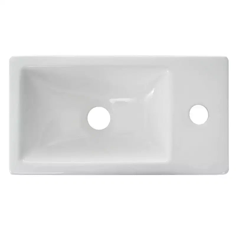 16" Floating Bathroom Vanity with Sink Combo – Soft-Close Doors, Wall-Mounted for Small Spaces