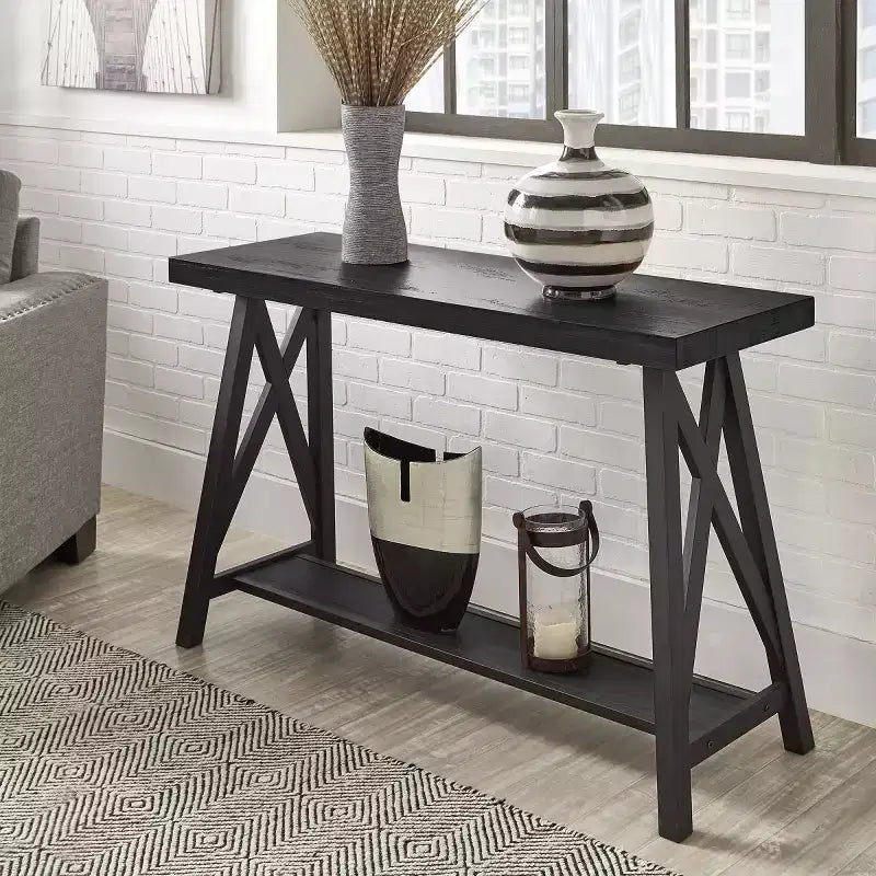 Console Table with Shelf – Modern Entryway & Sofa Table