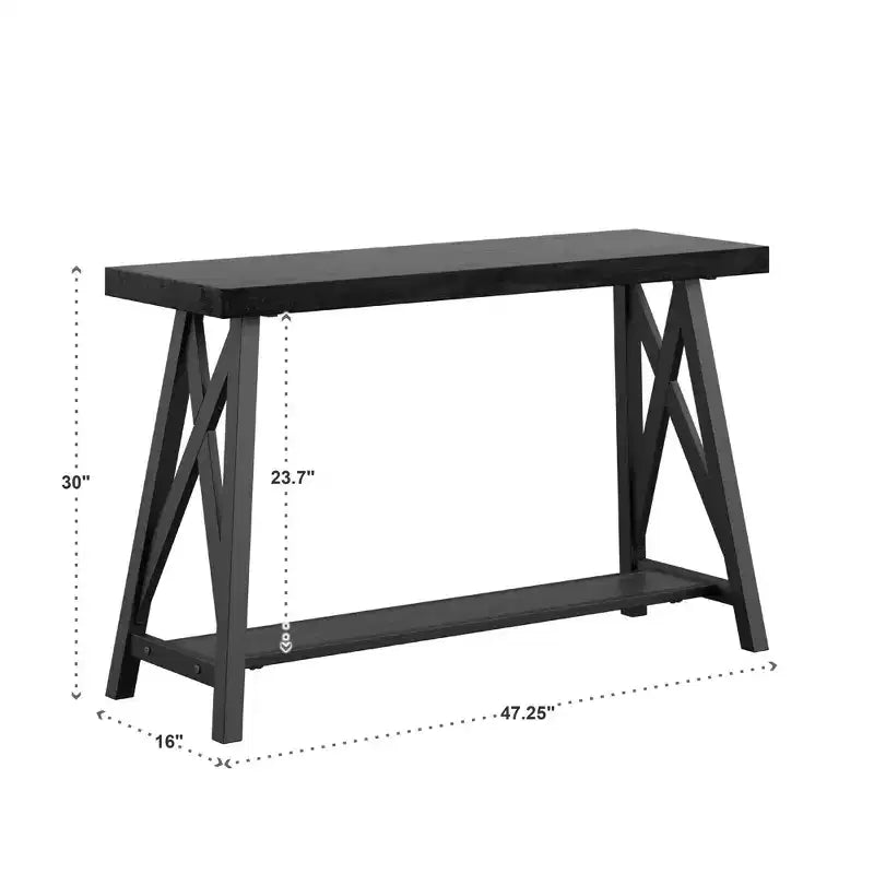 Console Table with Shelf – Modern Entryway & Sofa Table