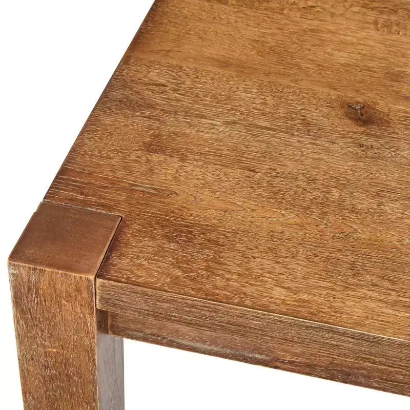 Modern Farmhouse Rectangular Dining Table – Driftwood Finish