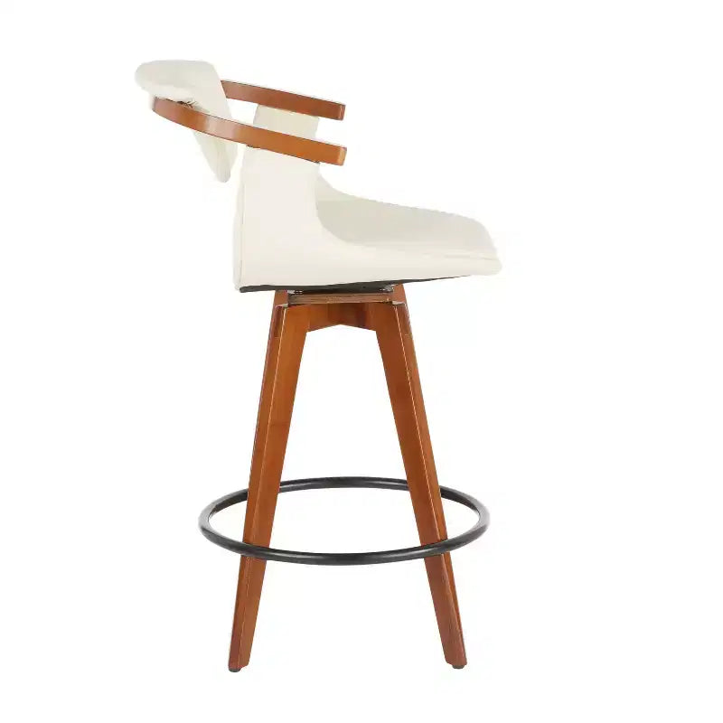 Mid-Century Modern Counter Height Barstool