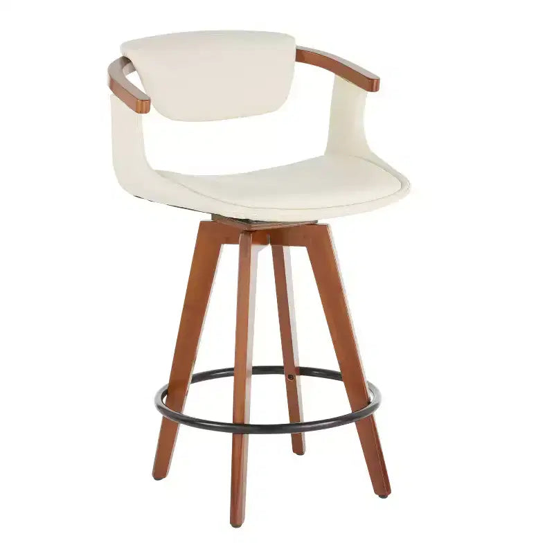Mid-Century Modern Counter Height Barstool