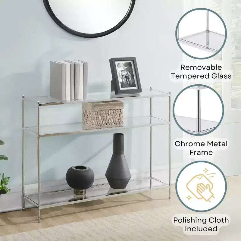 Royal Crest Console Table – Elegant Entryway & Sofa Table