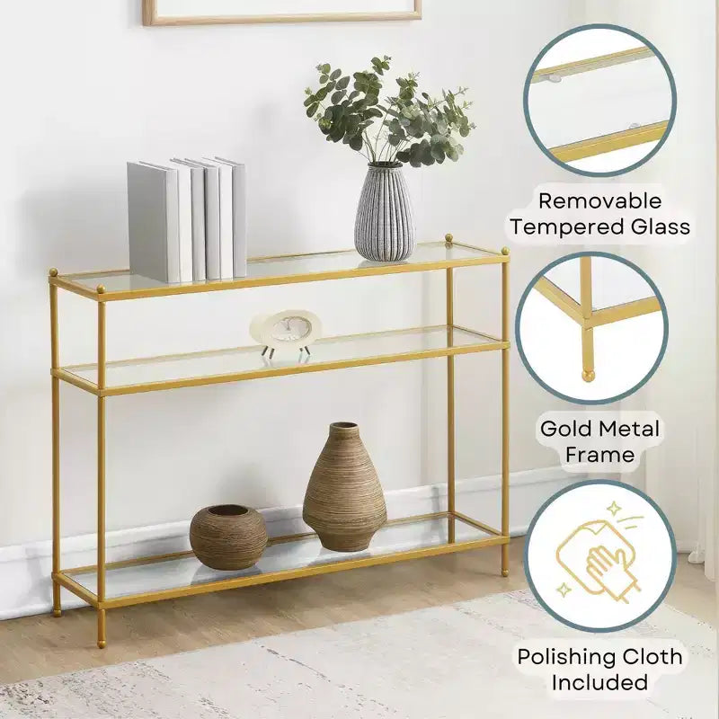 Royal Crest Konsolentisch – Eleganter Eingangs- & Sofatisch  