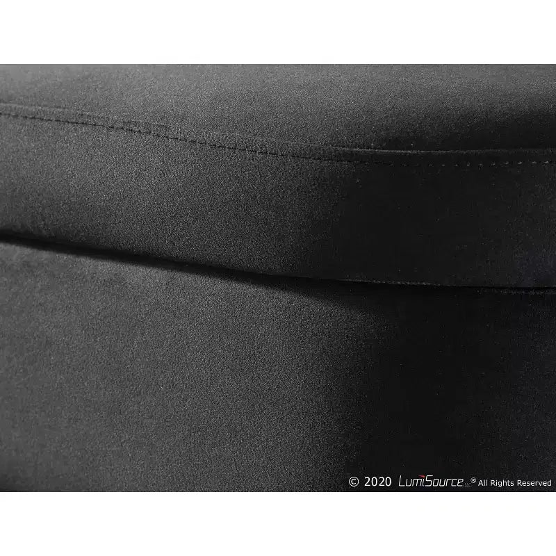 48" Contemporary Upholstered Storage Bench