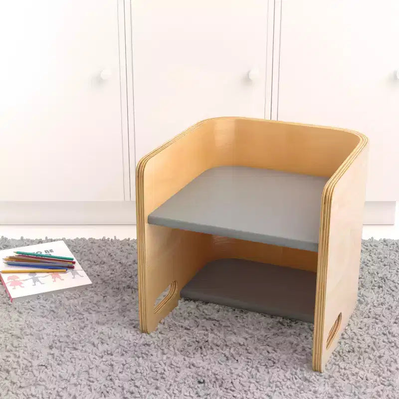 Multipurpose Toddler Cube Chair – Montessori-Inspired Kids Furniture