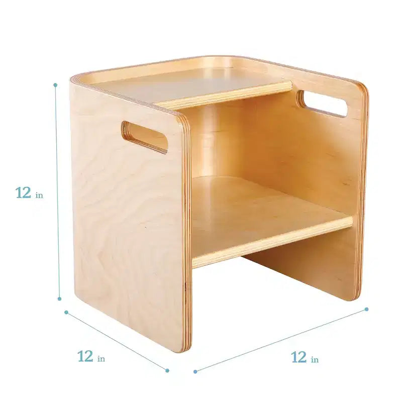 Multipurpose Toddler Cube Chair – Montessori-Inspired Kids Furniture
