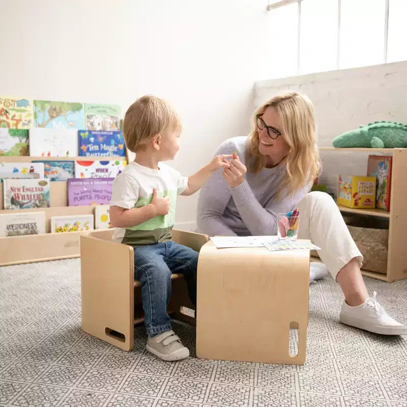 Multipurpose Toddler Cube Chair – Montessori-Inspired Kids Furniture