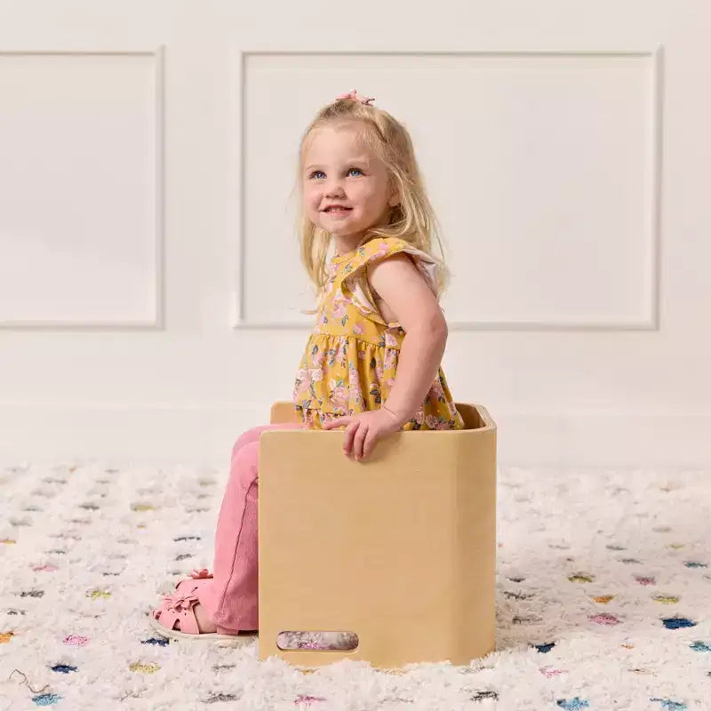 Multipurpose Toddler Cube Chair – Montessori-Inspired Kids Furniture