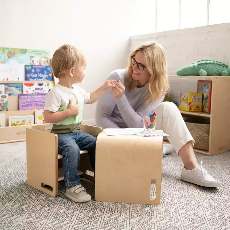 Multipurpose Toddler Cube Chair – Montessori-Inspired Kids Furniture