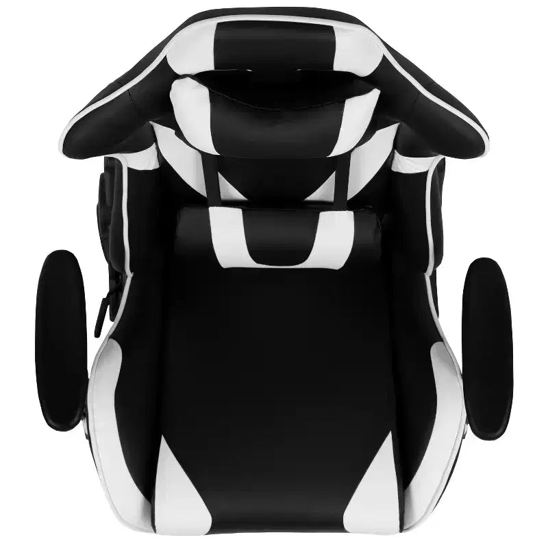 X30 Ergonomic Office Chair – Reclining Back & Slide-Out Footrest, Red LeatherSoft