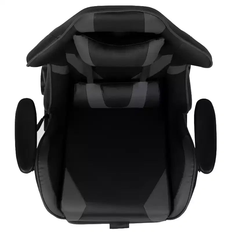 X30 Ergonomic Office Chair – Reclining Back & Slide-Out Footrest, Red LeatherSoft