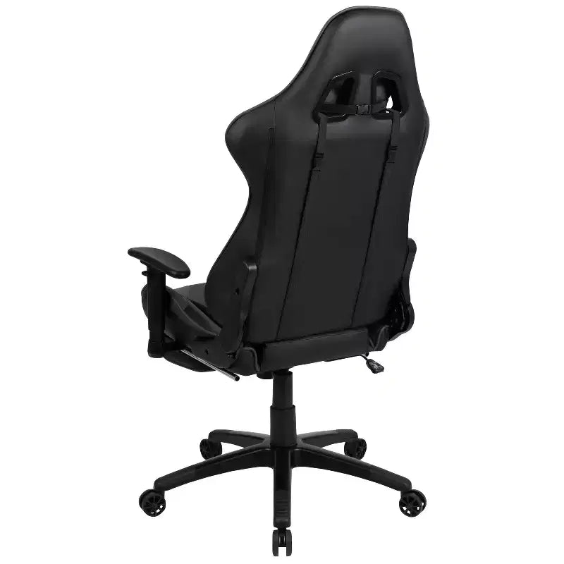 X30 Ergonomic Office Chair – Reclining Back & Slide-Out Footrest, Red LeatherSoft