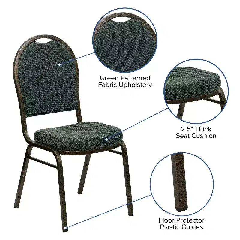 Dome Back Stacking Banquet Chair – Heavy-Duty Commercial Seating